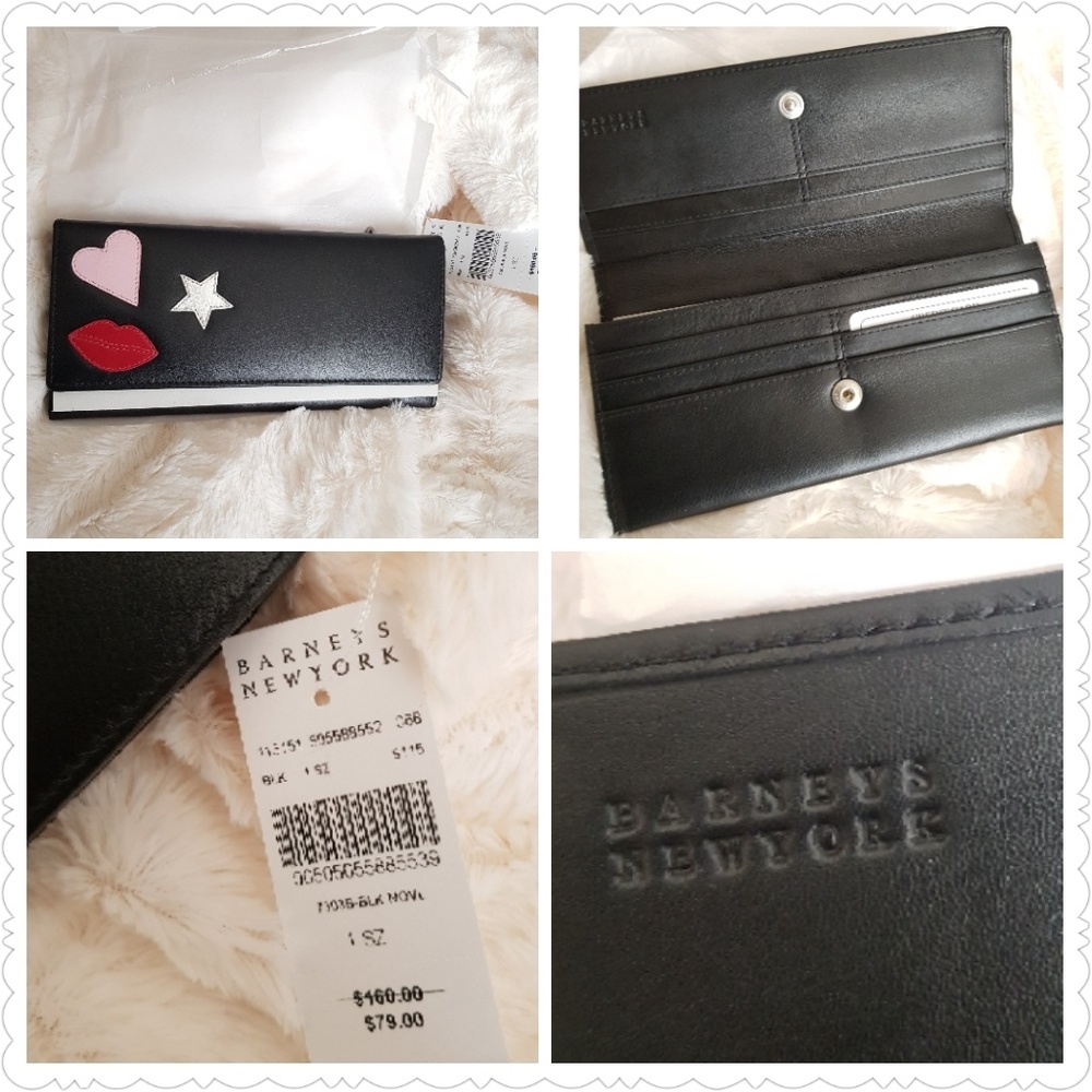 Barneys New York Leather Wallet